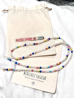 Mercedez Salazar Multicolor Pearl Beaded Necklace